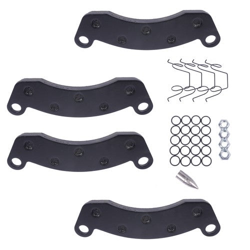 BRAKE PAD KIT 10K-12K AXLE FOR K71-180-00 DEXTER CALIPER 2 WHEELS Semi-Metallic