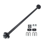 Trailer Axle (with U-Bolt Kit) Fit For 2000lbs 4 lug-4" Idler 58" Hub Face