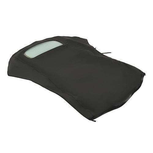 Black Convertible Soft Top Clear Heated Glass Window For Volkswagen Beetle 03-10