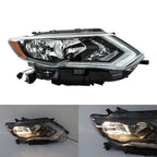 Headlight Replacement For Nissan Rogue 2017 2018 2019 Right Side Chrome Housing