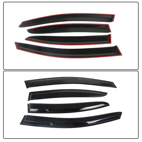 Window Visors Deflector Guard Acrylic Visor Guard Fit For Subaru WRX STI 2015-19