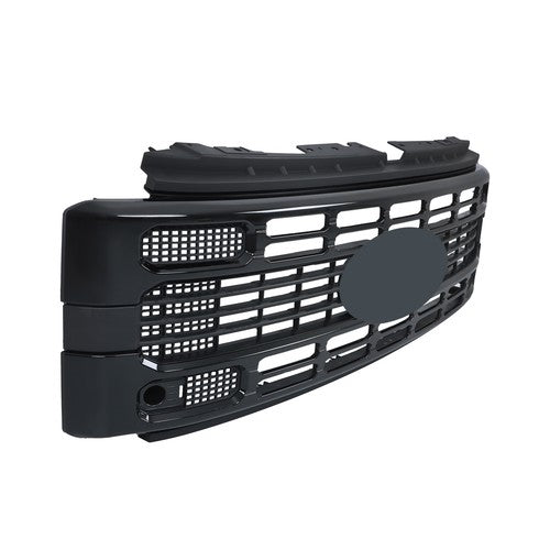 New Gloss Black Plastic Front Upper Grill Grille For Ford F250 XL/XLT 2023 2024