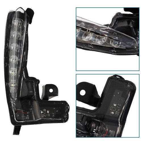 For 17-19 Toyota Corolla Front Fog Light Assembly w/H11 Bulb Driver+Passenger