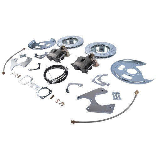 Fits 1970-1981 GM F-Body Rear Disc Conversion Cross Drilled and Slotted Rotors