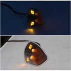 Smoked Amber LED Side Mirror Turn Signal Lights For Ram 1500 2500 right Side
