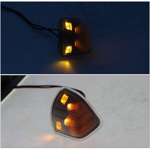 Smoked Amber LED Side Mirror Turn Signal Lights For Ram 1500 2500 right Side