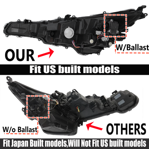 3D DRL LED Headlight Left Driver Side for 2020-2022 for Toyota Corolla SE XLE XSE