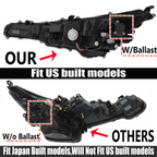 3D DRL LED Headlight Left Driver Side for 2020-2022 for Toyota Corolla SE XLE XSE