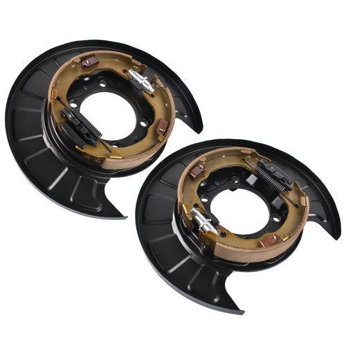 2 Pack Rear Brake Parking Plate Left & Right Set for Hyundai Santa Fe 2006-2009