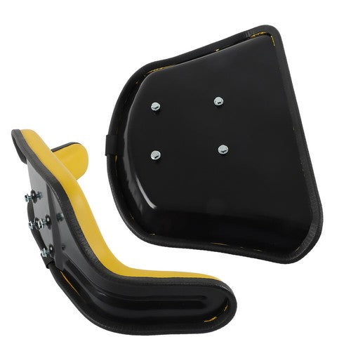 New For John Deere 310 310A 310B 401 401B Backhoe Loader Yellow Seat Cushion Set