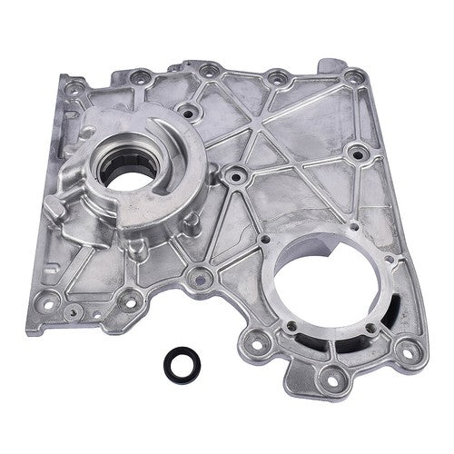 Engine Timing Chain Cover w/ Oil Pump for Chevy Colorado GMC Canyon Buick Isuzu