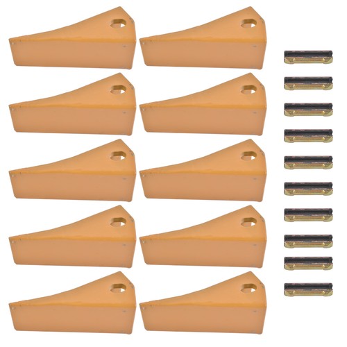 10 Pack Bucket Teeth 230SP with Flex Pins 23FP Metal for 23 & 230 Series Loader