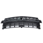 For Silverado 1500 2019-2022 Front Upper Bmuper Grille ABS Black Grill 84493306