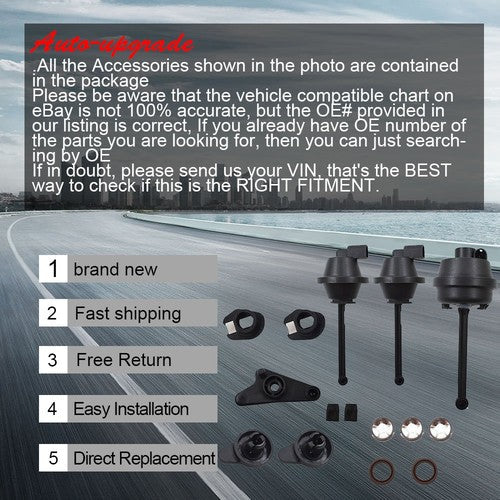 Fit For MercedesC230 C350 Set Of Intake Manifold Air Flap Runner Repair Kit