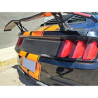 Carbon Fiber Look Trunk Panel Decklid Rear Trim Cover for 2015-2023 Mustang GT