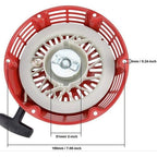 Recoil Pull Start Assembly Cover Fit For Honda GX240 GX270 Mounting Bolts Red