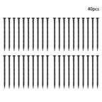 2” No Dig Lawn Border L-shaped Lawn Garden Edging Kit W/ 40 Spikes Plastic 40FT