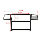 Brush Grille Guard Reinforcement Steel For Toyota Tacoma 2005 2015 Powder Coated