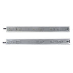 1 Pair of 22" Locking Drawer Slides Full Extension & Lock 150 lb Load Capacity