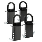 2x4 Heavy Duty Trailer Adjustable Stake Pocket D Ring for Zinc Coated 16200LBS