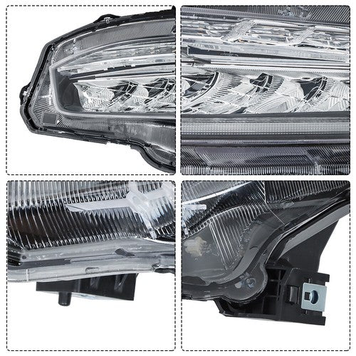 LED Headlight Headlamp Clear Housing For Honda Civic 2016-2019 Driver/Left Side