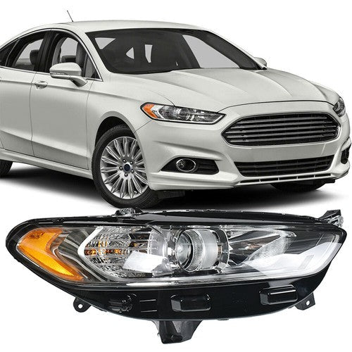 For Ford Fusion 2013 2014 2015 2016 Headlight Headlamps Clear Halogen Passenger