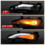 Fog Light Turn Signal Light with LED DRL Driver Side for Chevy Malibu 2019-2022
