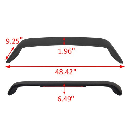 Rear Trunk Spoiler Wing with LED Brake Light For 96-10 Honda Civic 2 Door