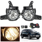 For Toyota RAV4 2013-2015 4DR Front Bumper Fog Lights Lamps+Switch Kit Clear