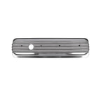 Finned Polished Aluminum Center Bolt Short Valve Covers For SBC 350 5.7 5.0 V8