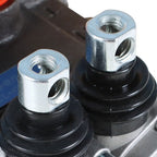 Hydraulic Monoblock Double Acting Control Valve 2 Spool 11 GPM SAE Ports New