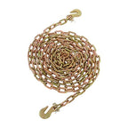With Clevis Hooks Transportation Bundle Chain Steel Gold 3150lbs G70 1/4in×20ft