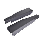 RH+LH Side Black Flex Step Tailgate Molding Trim 2PCS Cap For Ford F250 F350