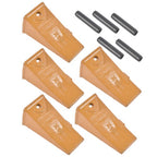X156 X156S Dirt Teeth Bucket Teeth/Tooth with P156 Roll Pins 5 PCS Alloy Steel