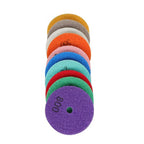 Diamond Polishing Pads 3 inch Wet/Dry 10 Piece Set Granite Stone Concrete Marble