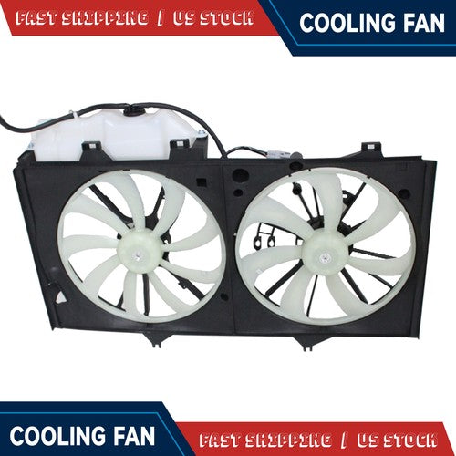 Dual Radiator and Cooling Condenser Fan w/Kettle for 2012-2017 for Toyota Camry