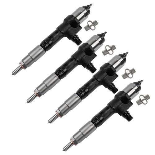Ser of 4 Common Rail Fuel Injectors Fits for Kubota V3800 V3800T 3.8L 1J50053052