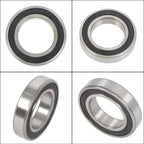 10Pcs 6008-2RS Bearings 40×68×15mm Double Rubber Seals Deep Groove Ball Bearing