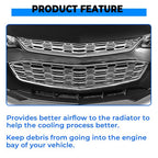 Chrome Snap On Grille Overlay Grill Covers Inserts for 2016 2018 Chevy Malibu