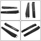 2.5" Bolt Spacing 30" Mud Flap Hanger Set Spring Loaded Straight For Semi Trucks