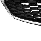 86350B0010 Front Upper Grille Chrome for 2017-2018 for Kia Forte Sedan LX SX