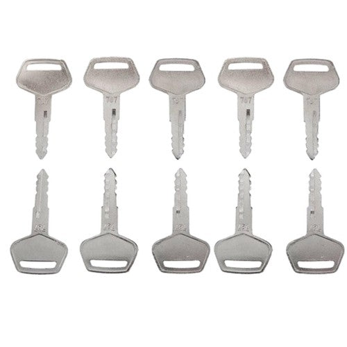 10X Keys Heavy Equipment Key 787 for Komatsu Equipment