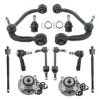 For Ford F-150 2004-2005 Front Control Arm Ball Joint Tie Rod End Sway Bar 12Pc