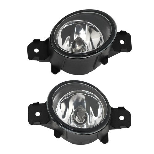 Left+Right Bumper Fit For Nissan Altima 2007-2017 Fog Lights Assembly Clear Lens