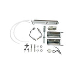 9" Chrome Brake Booster Master Cylinder Disc Drum Valve Kit For Chevy Corvette