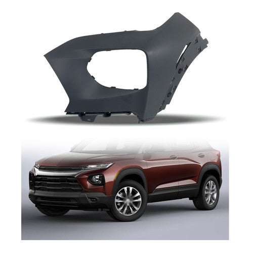 New For 2021-2022 Chevy Trailblazer Plastic Front Bumper Cover Driver Left Side