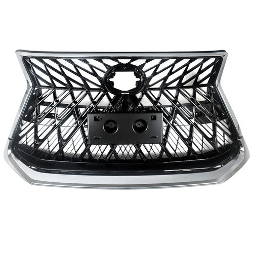 Front Upper Grille for Lexus LX570 2016-2021 Luxury Chrome Black NEW Style