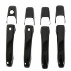 Glossy Black Door Handle Cover Set For Jeep Grand Cherokee Dodge Durango 2011 Plus