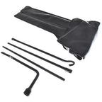 Black Steel Spare Lug Wrench Tire Tool Kit W/Bag Fit For Toyota Tacoma 2005-2013