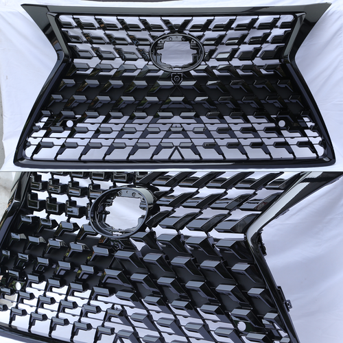 Front Gloss Black Grille Luxury Grill for 2014-2022 for Lexus GX460